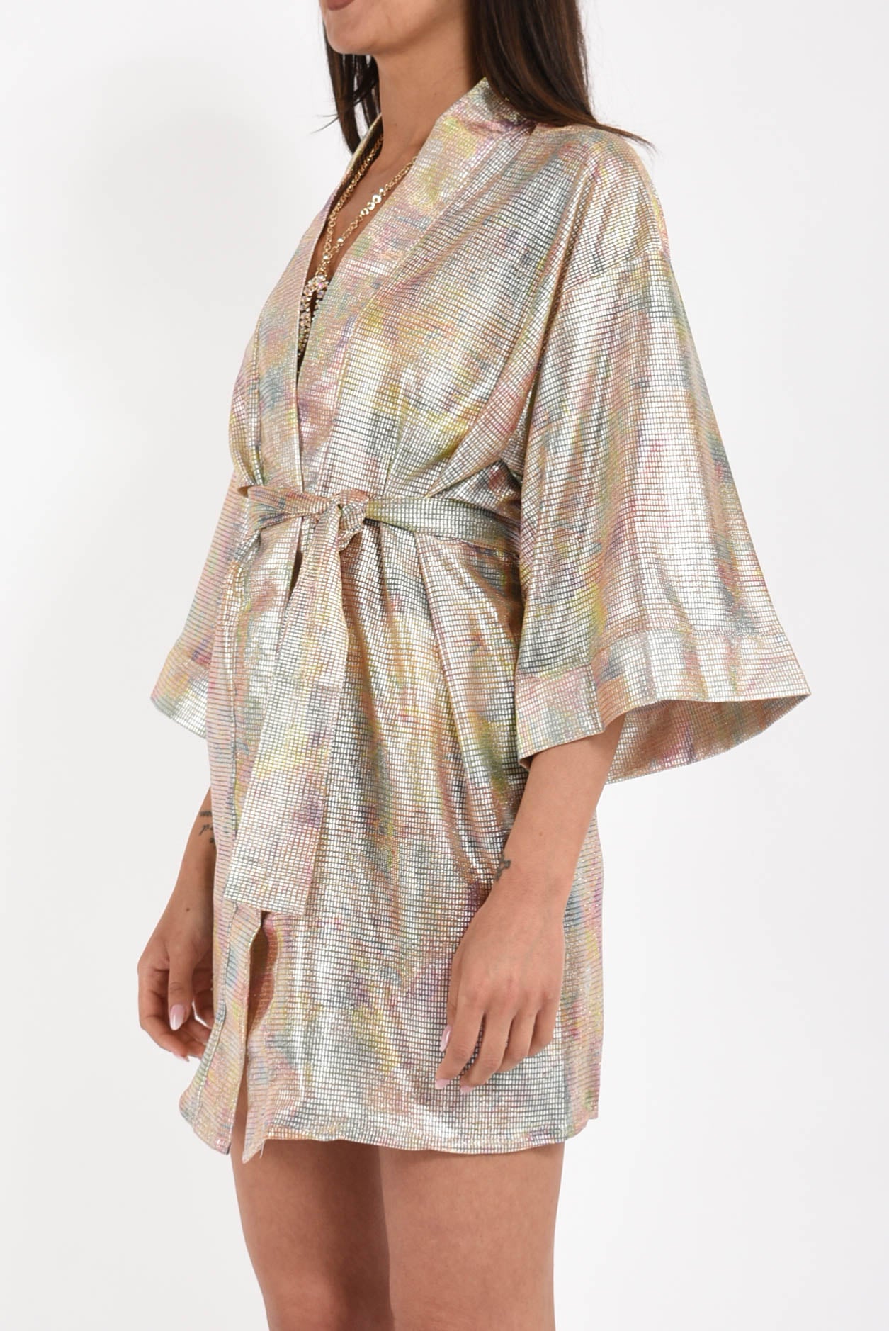 kimono in lurex