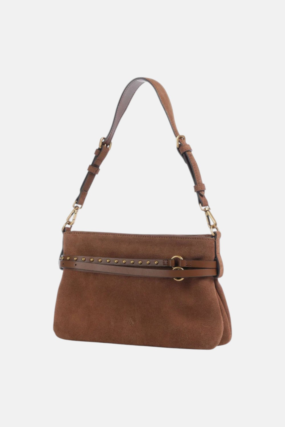 borsa a spalla belt mini suede
