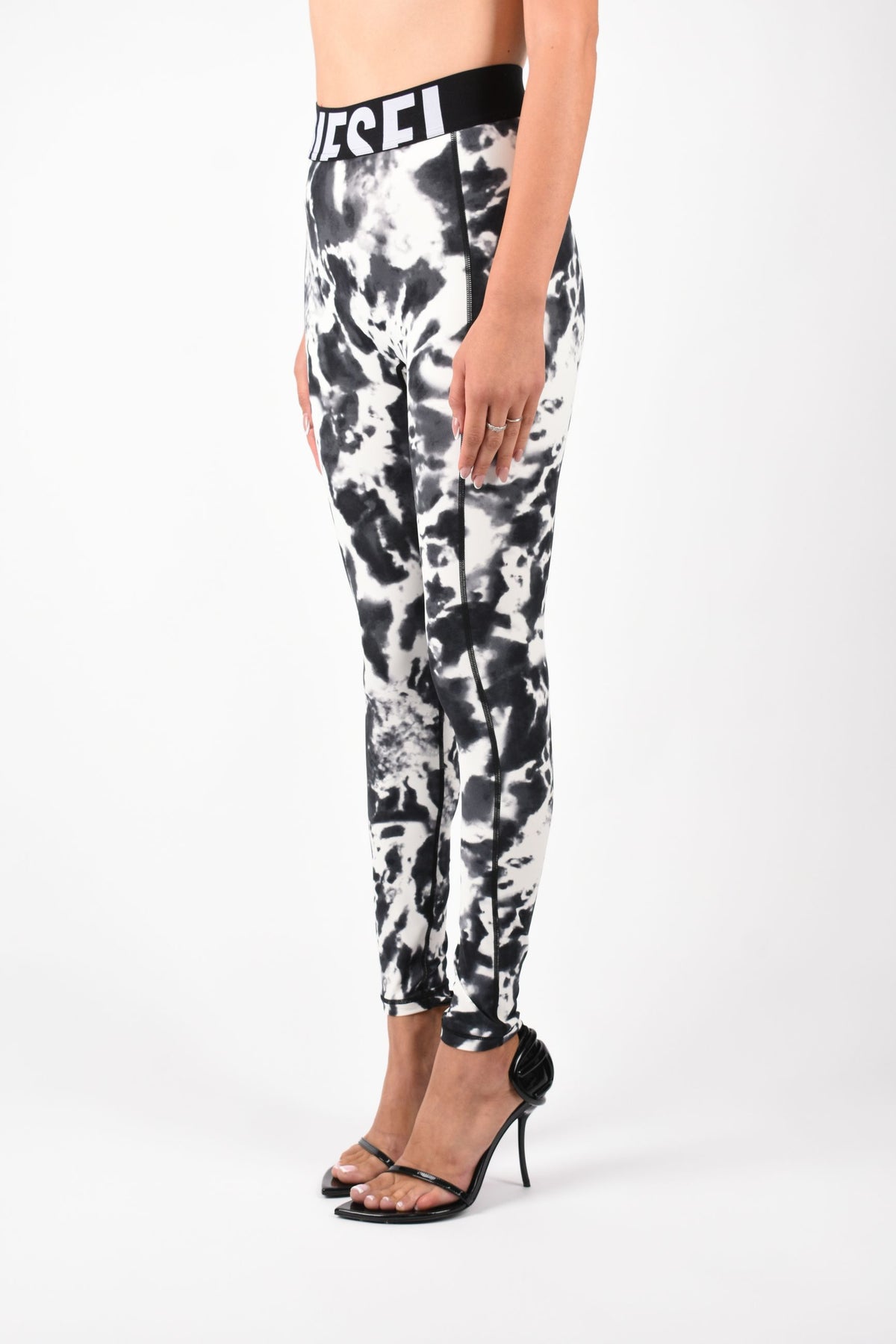 Leggings in microfibra stampata ADELINE D-POP