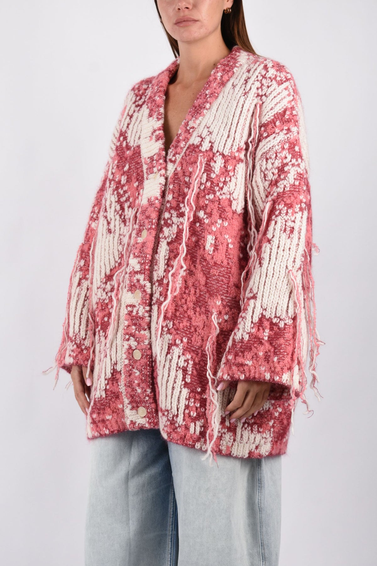 CARDIGAN OVER IN JACQUARD F6LAWOCA176