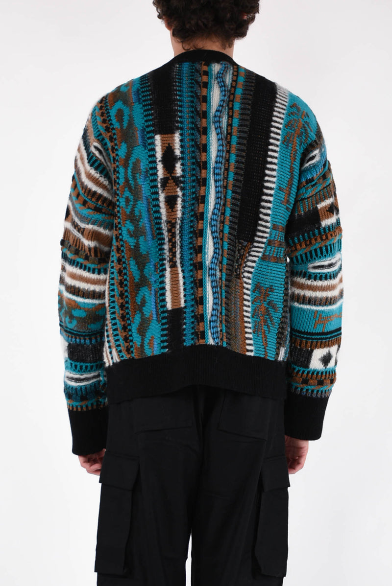 LANEUS Cardigan jacquard