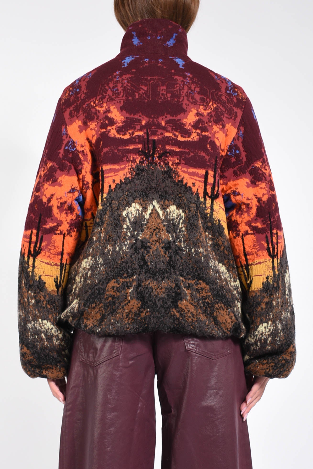 Bomber imbottito jacquard Oniric Desert