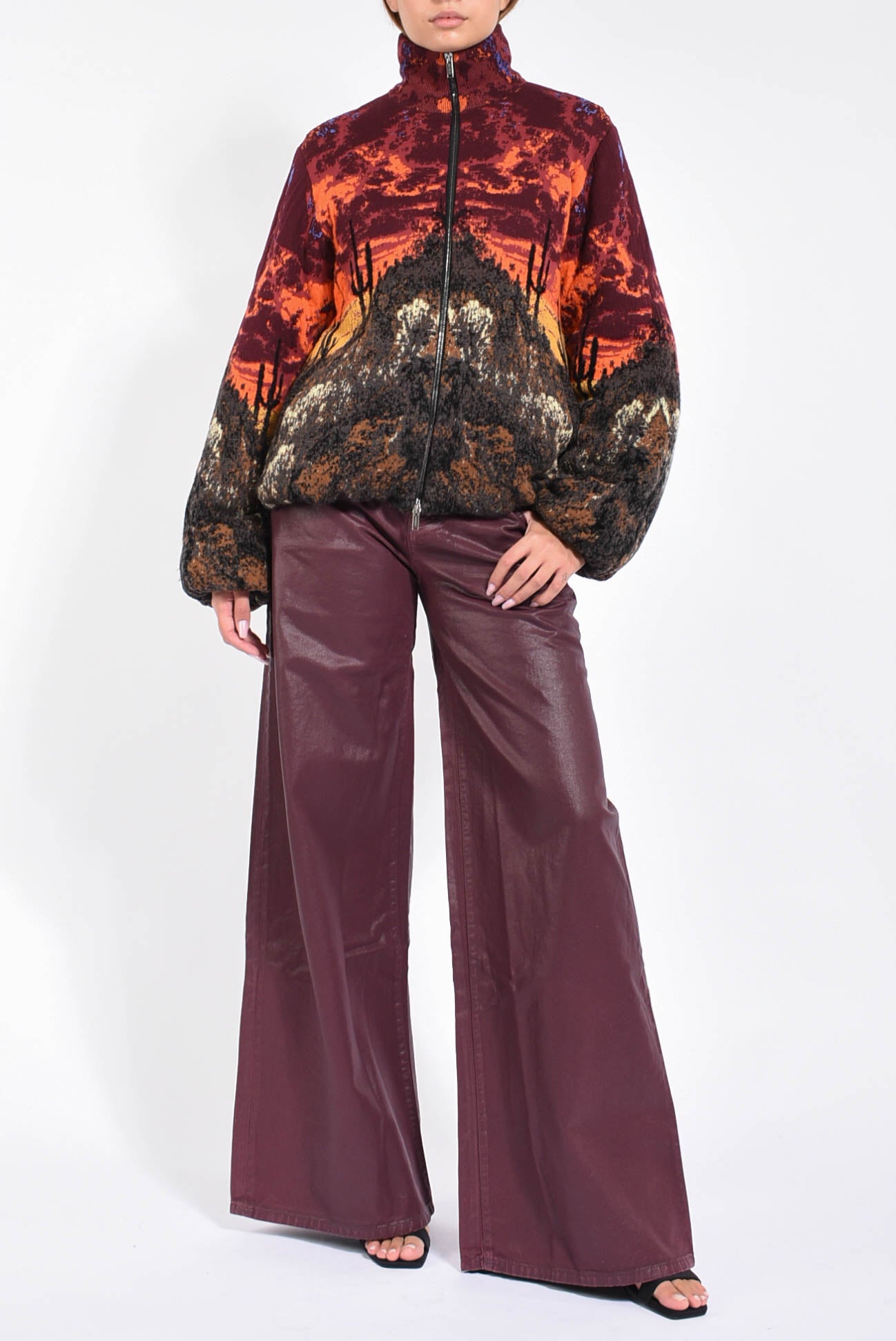 Bomber imbottito jacquard Oniric Desert