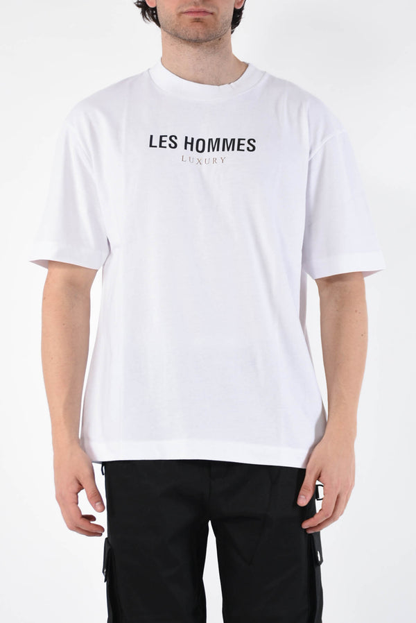 LES HOMMES T-shirt in cotone