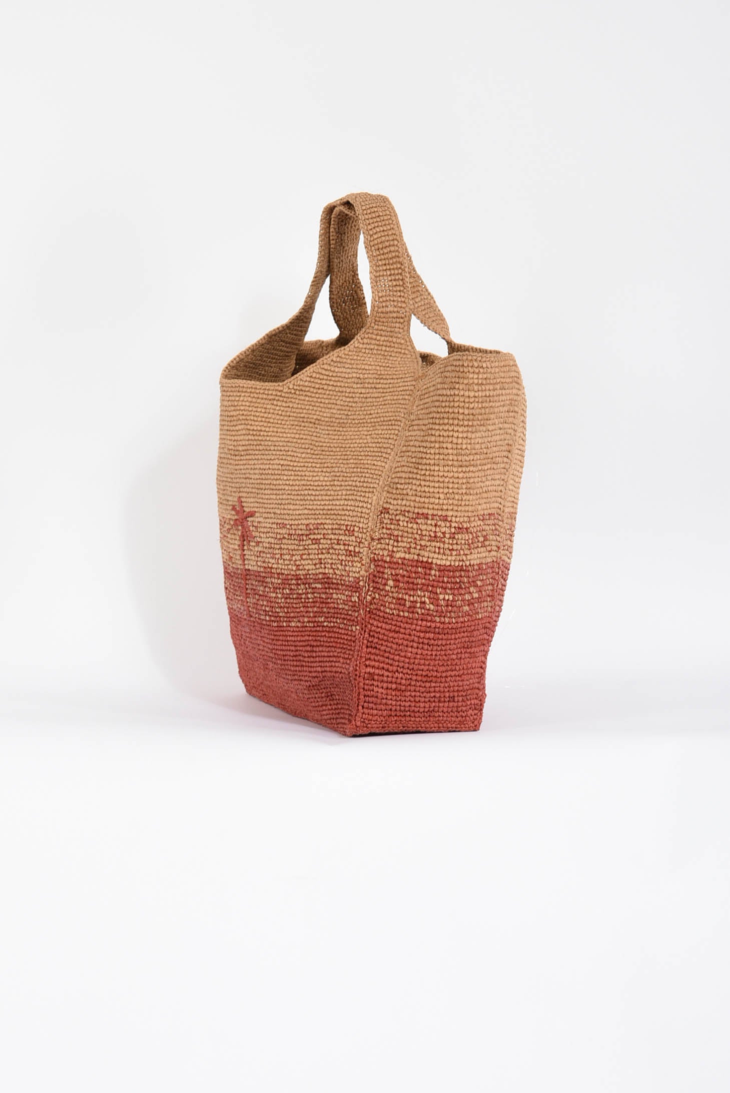 borsa shopper in raffia maxi tote