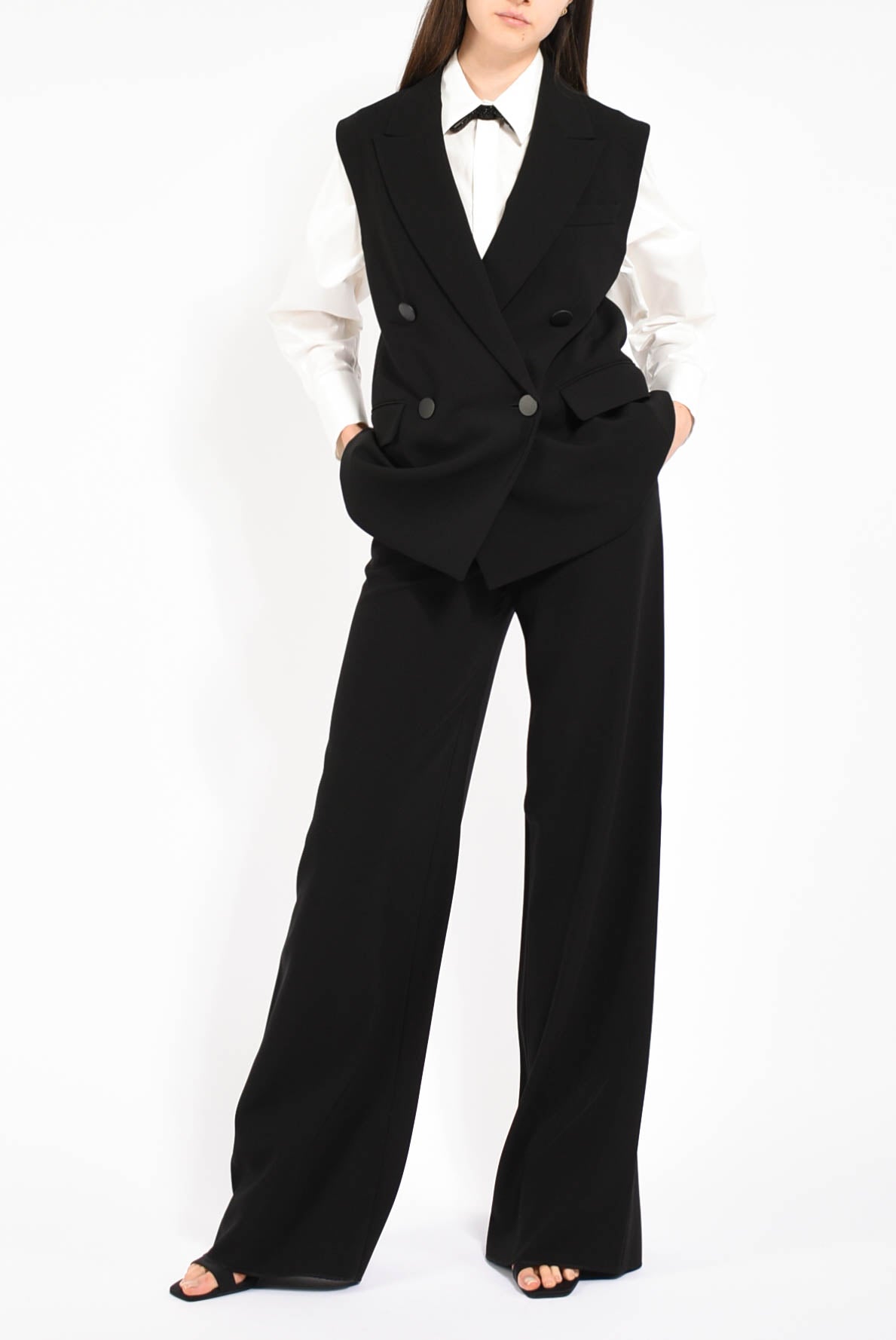 gilet in cady modello pomez
