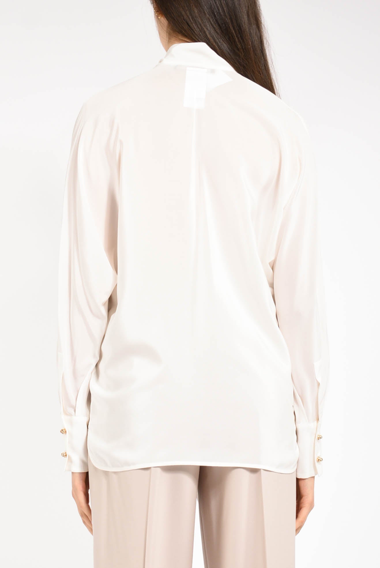 Blusa in seta modello caco