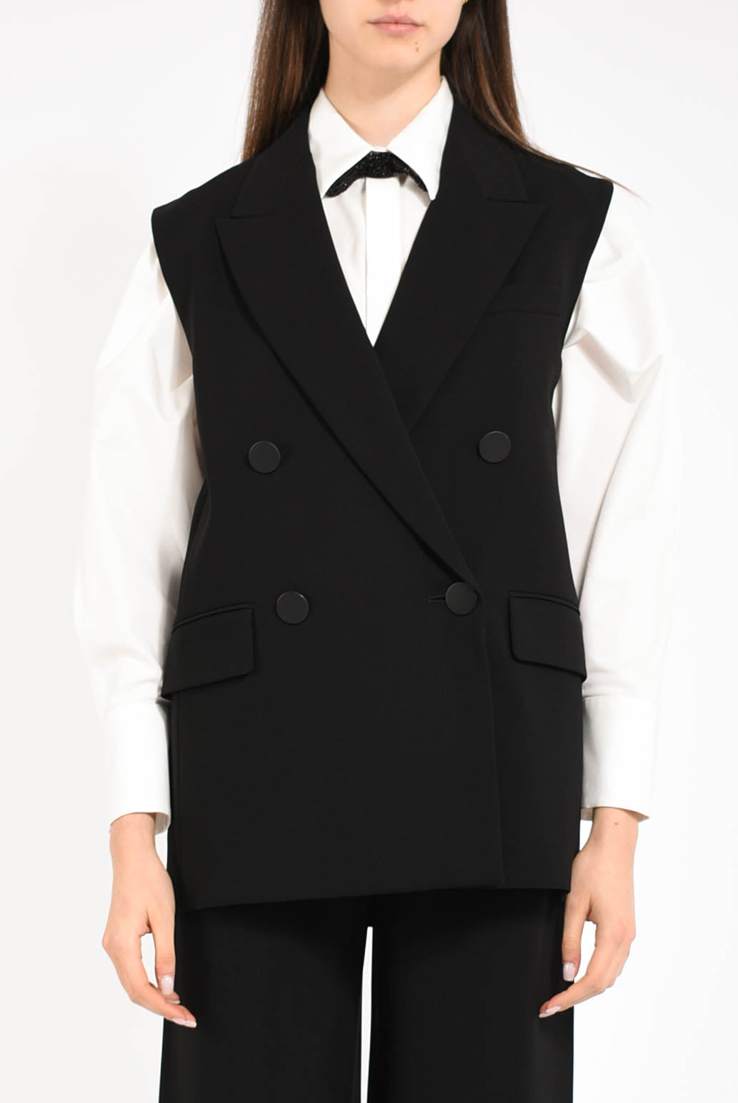 gilet in cady modello pomez
