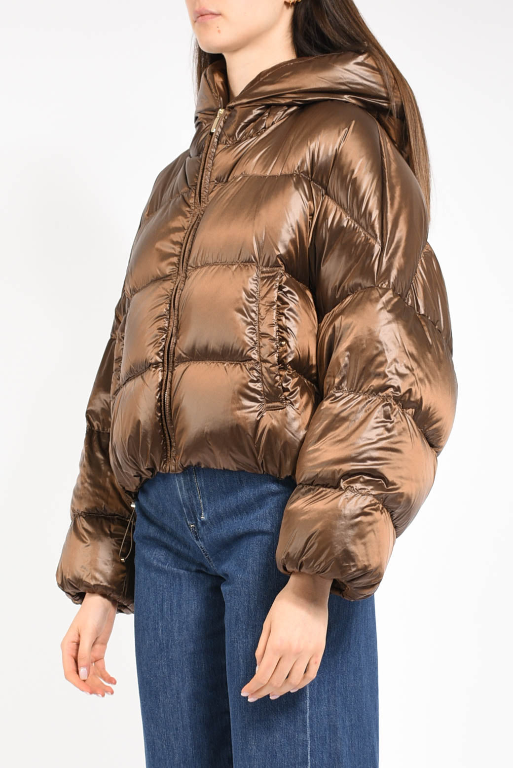 piumino in nylon modello spaceca