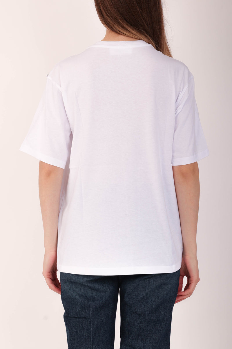 SPORTMAX t-shirt con stampa nebbie