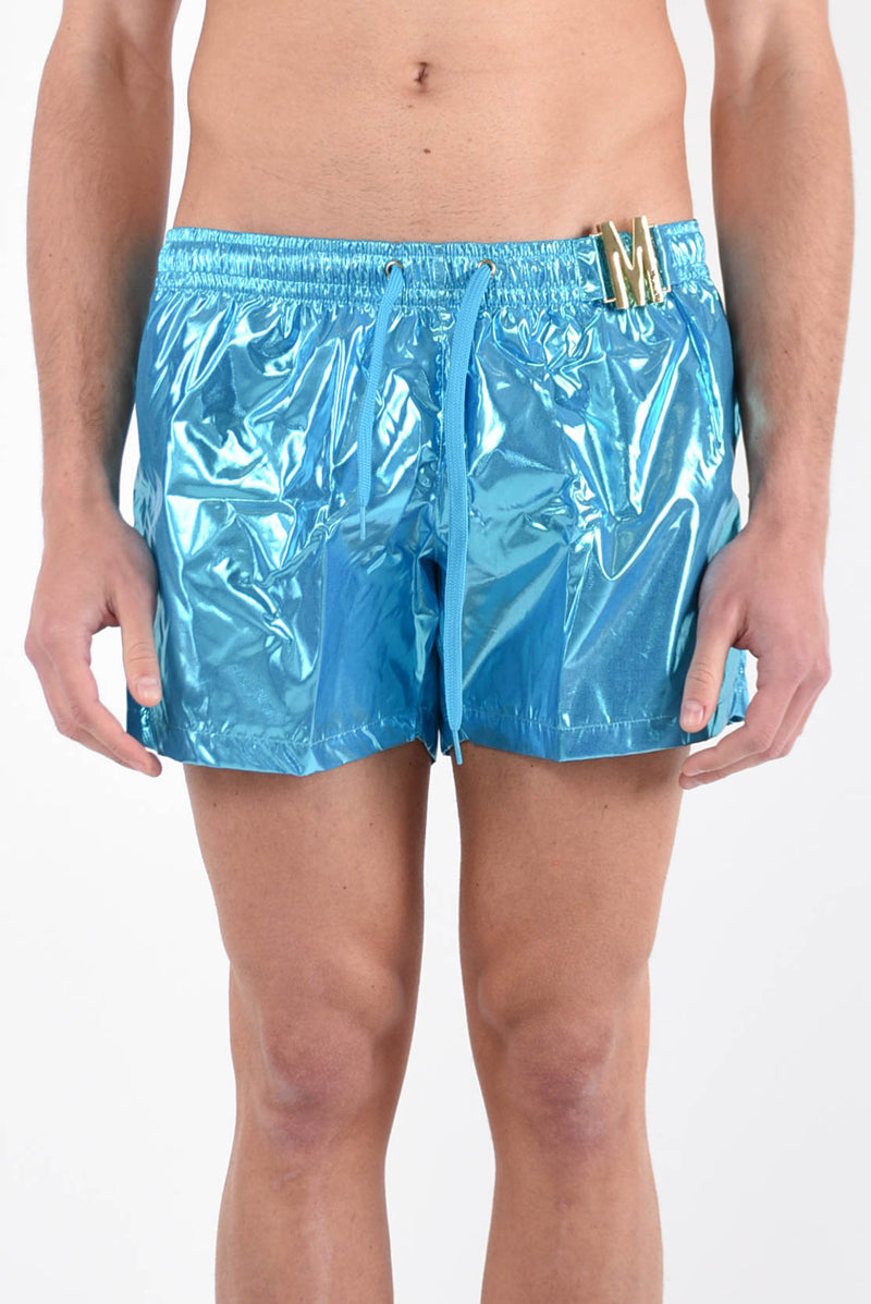 MOSCHINO SWIM Costume boxer laminato
