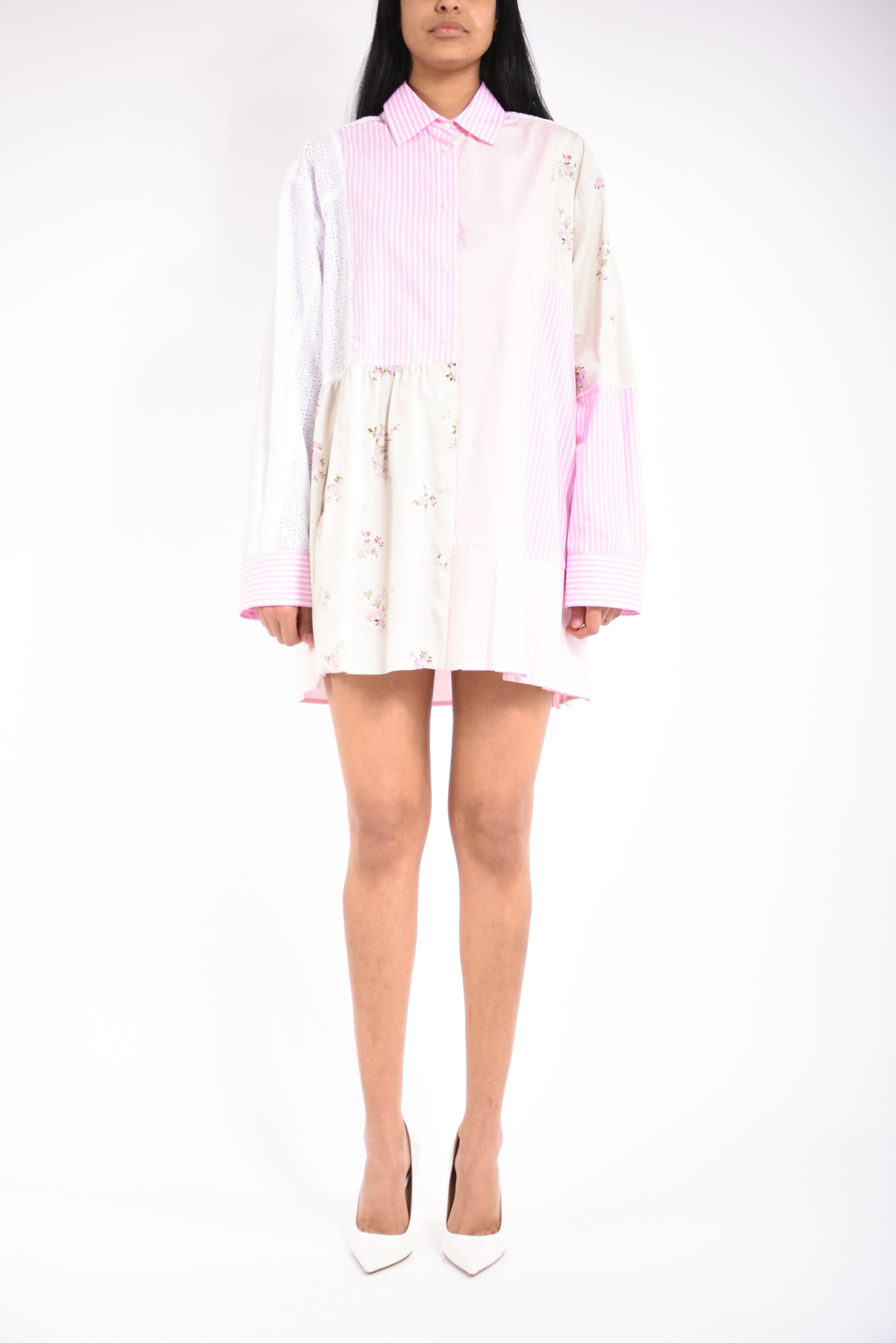 abito chemisier in cotone