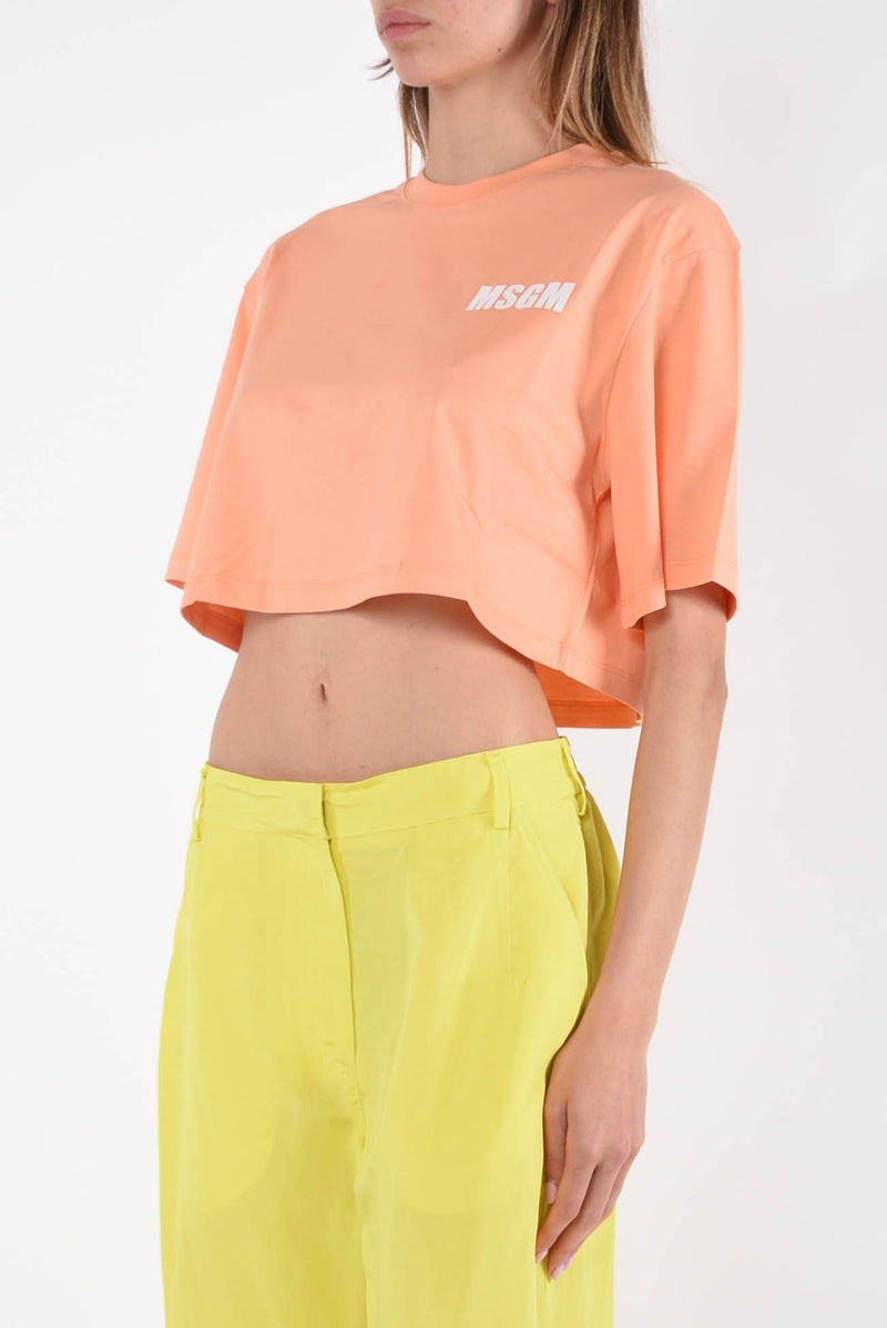 MSGM t-shirt cropped