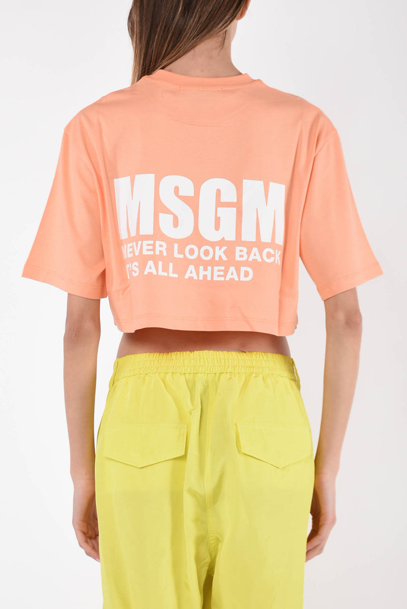MSGM t-shirt cropped