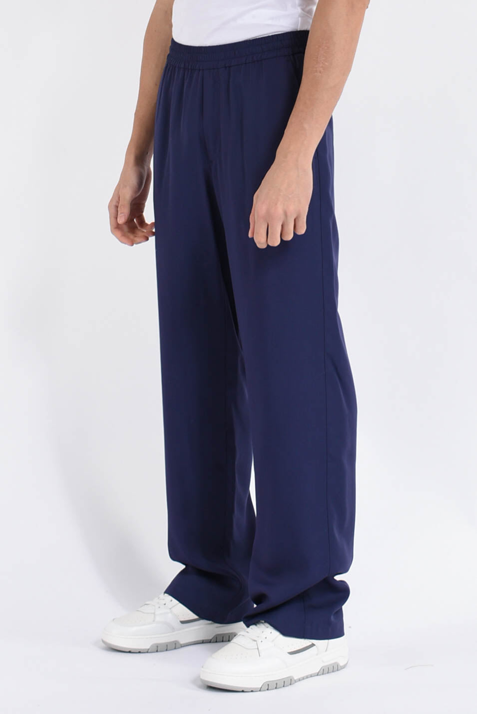 pantaloni in viscosa fluida