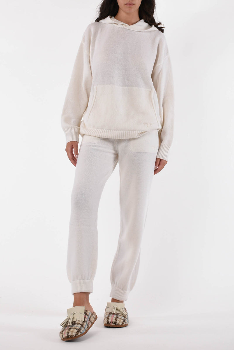 MSGM pantaloni joggers in lana