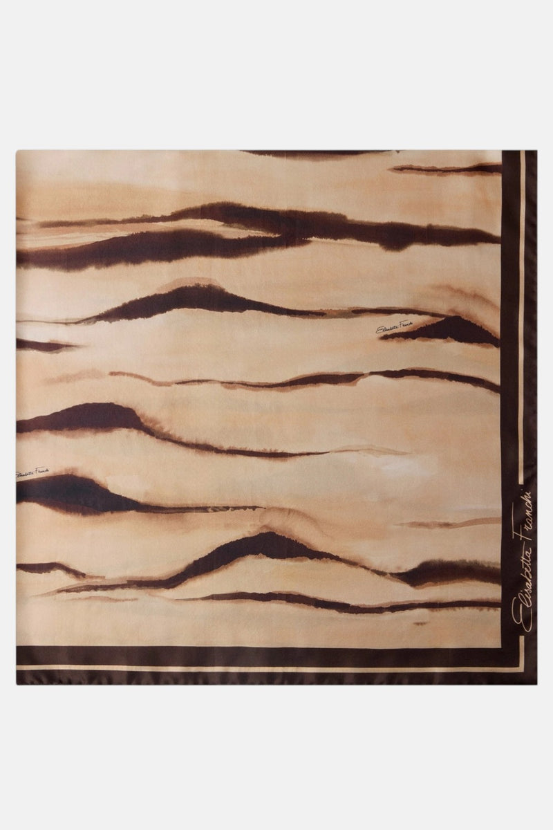 Foulard in twill di seta