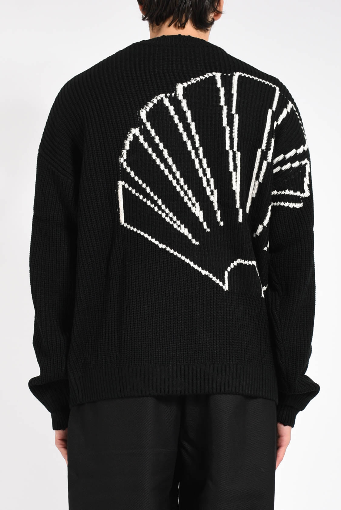 Maglia logo raw edge