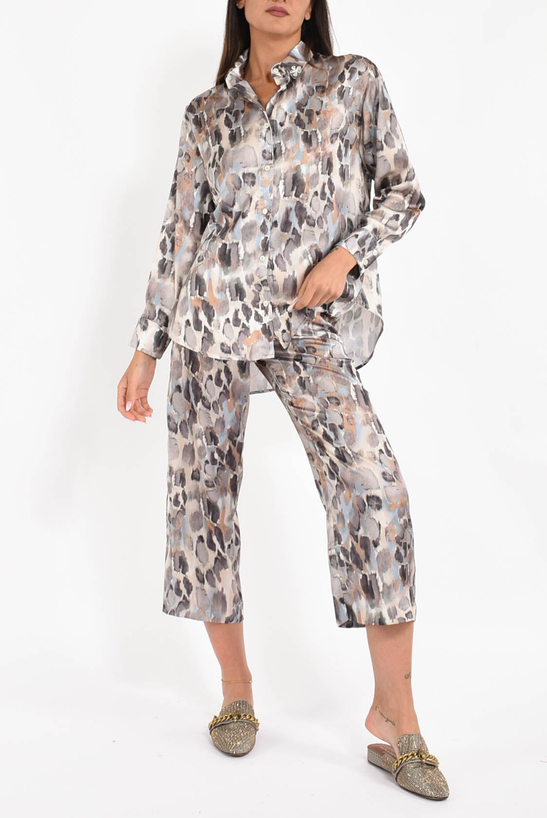 camicia in raso