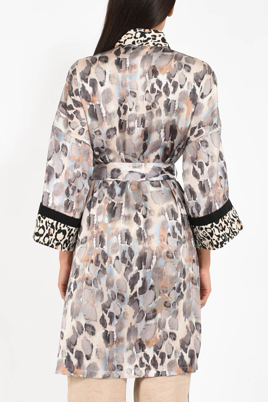 abito kimono in raso