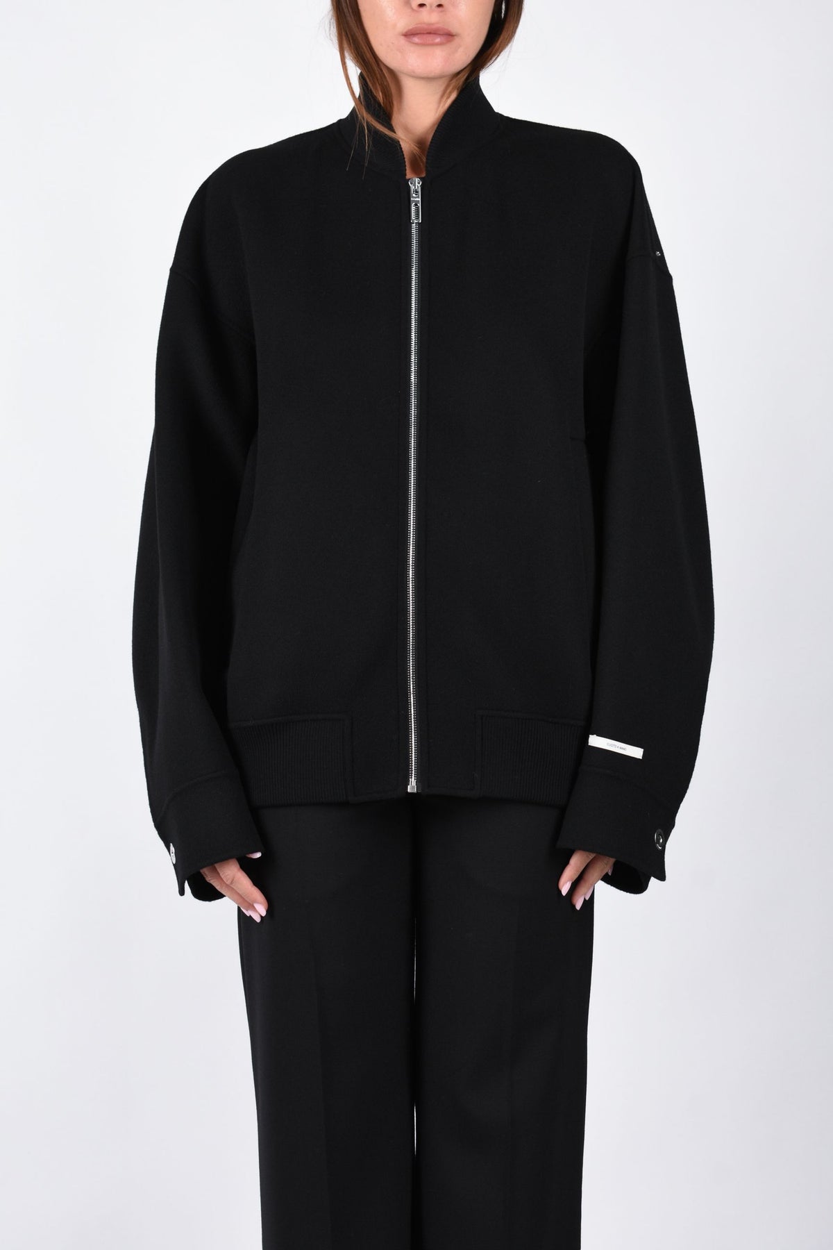 Bomber in double di pura lana ONDATA 2622086041