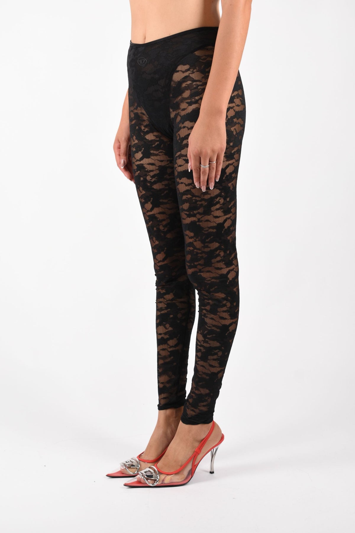 Leggings in nylon pizzo camouflage A225730DRAK