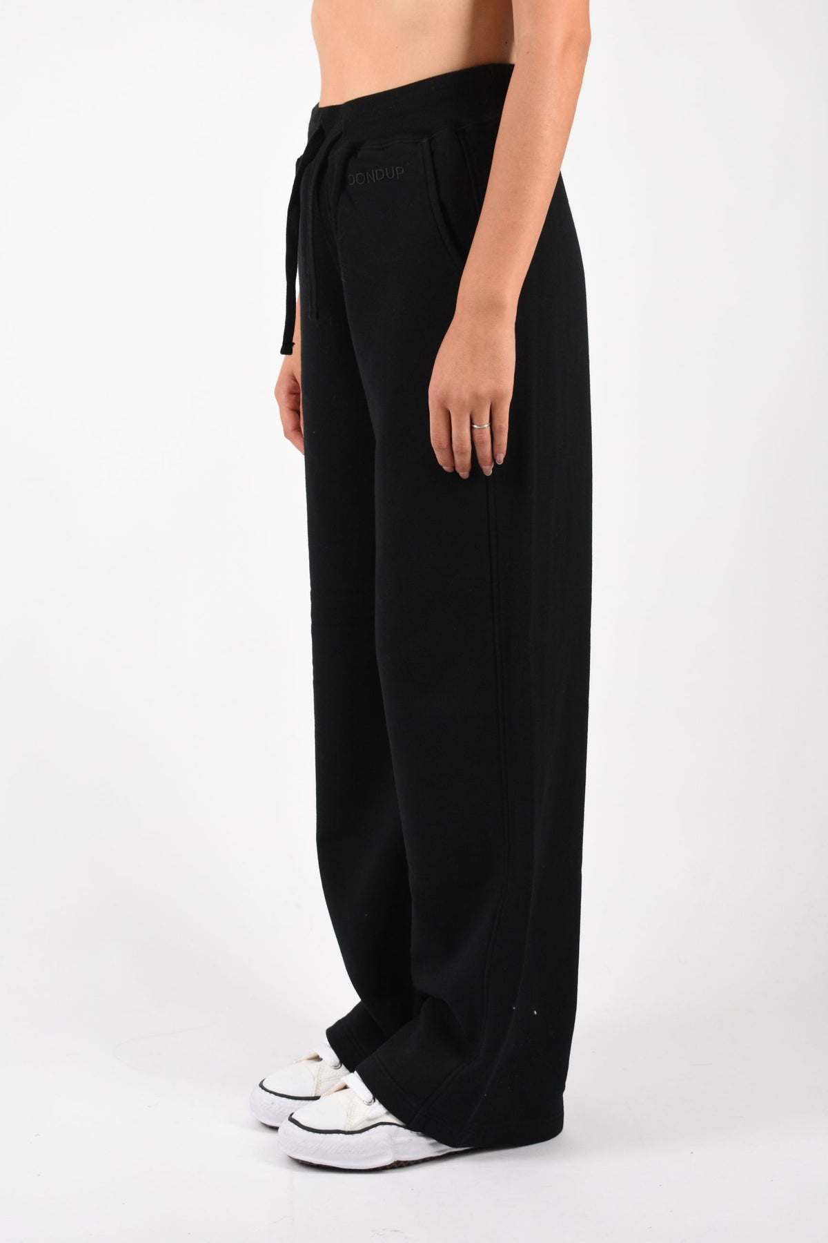 Pantaloni wide leg in felpa DP897KF0254DNA9