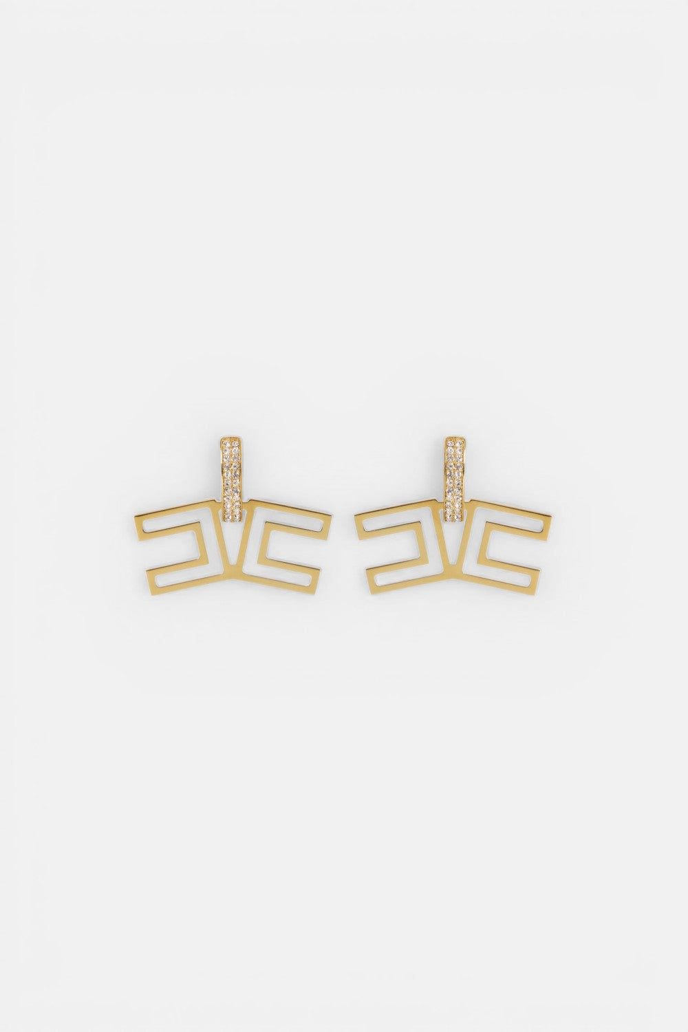 Orecchini con pavé di strass