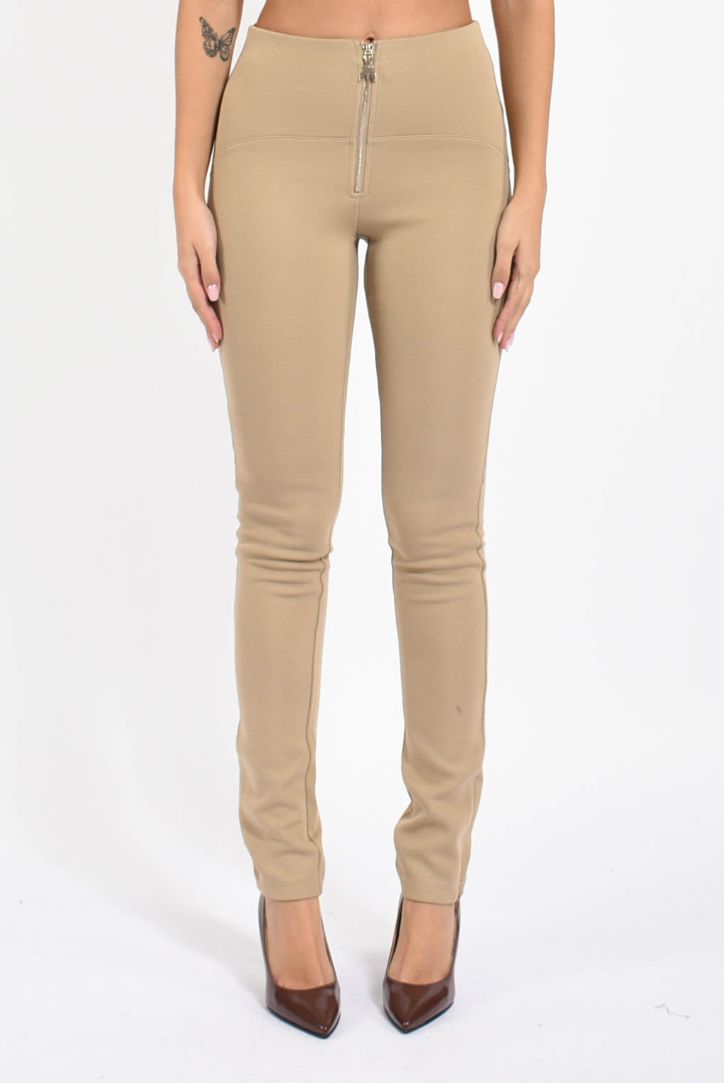 Pantaloni aderenti in tessuto tecnico