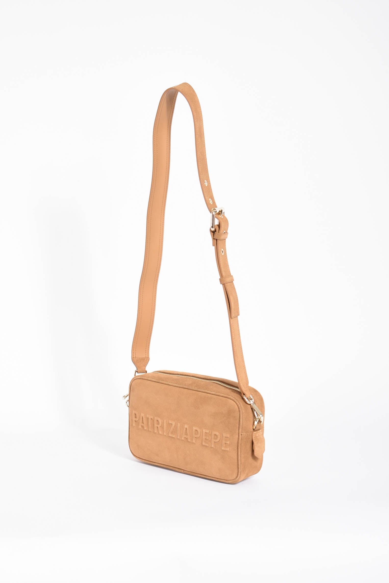 borsa a tracolla camera case in suede