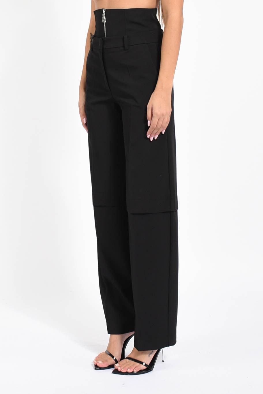 Pantaloni baggy con corsetto