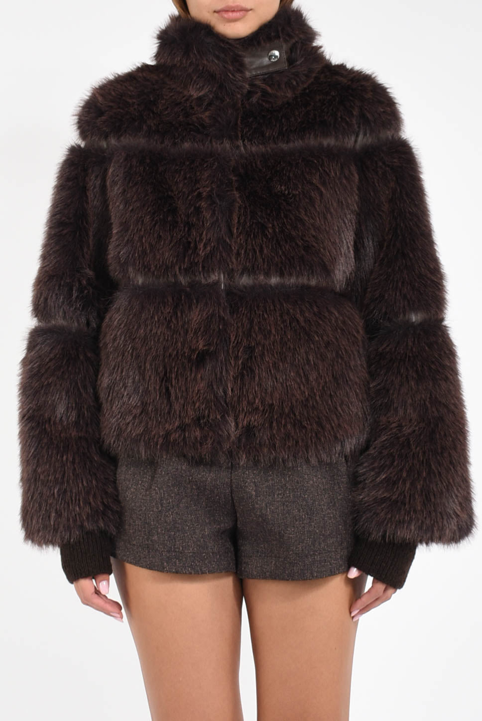 Giubbotto fluffy corto