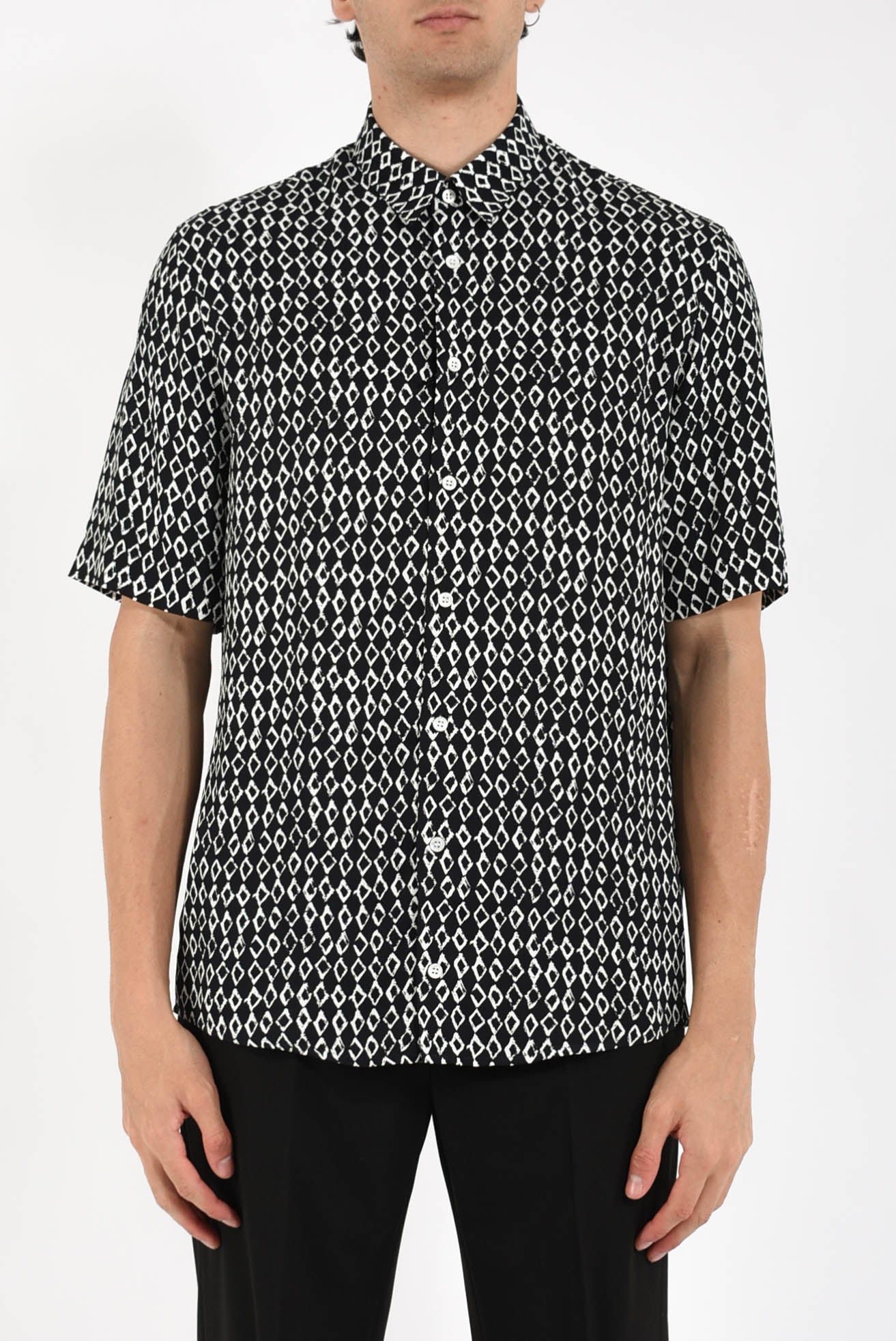 Camicia fantasia in viscosa