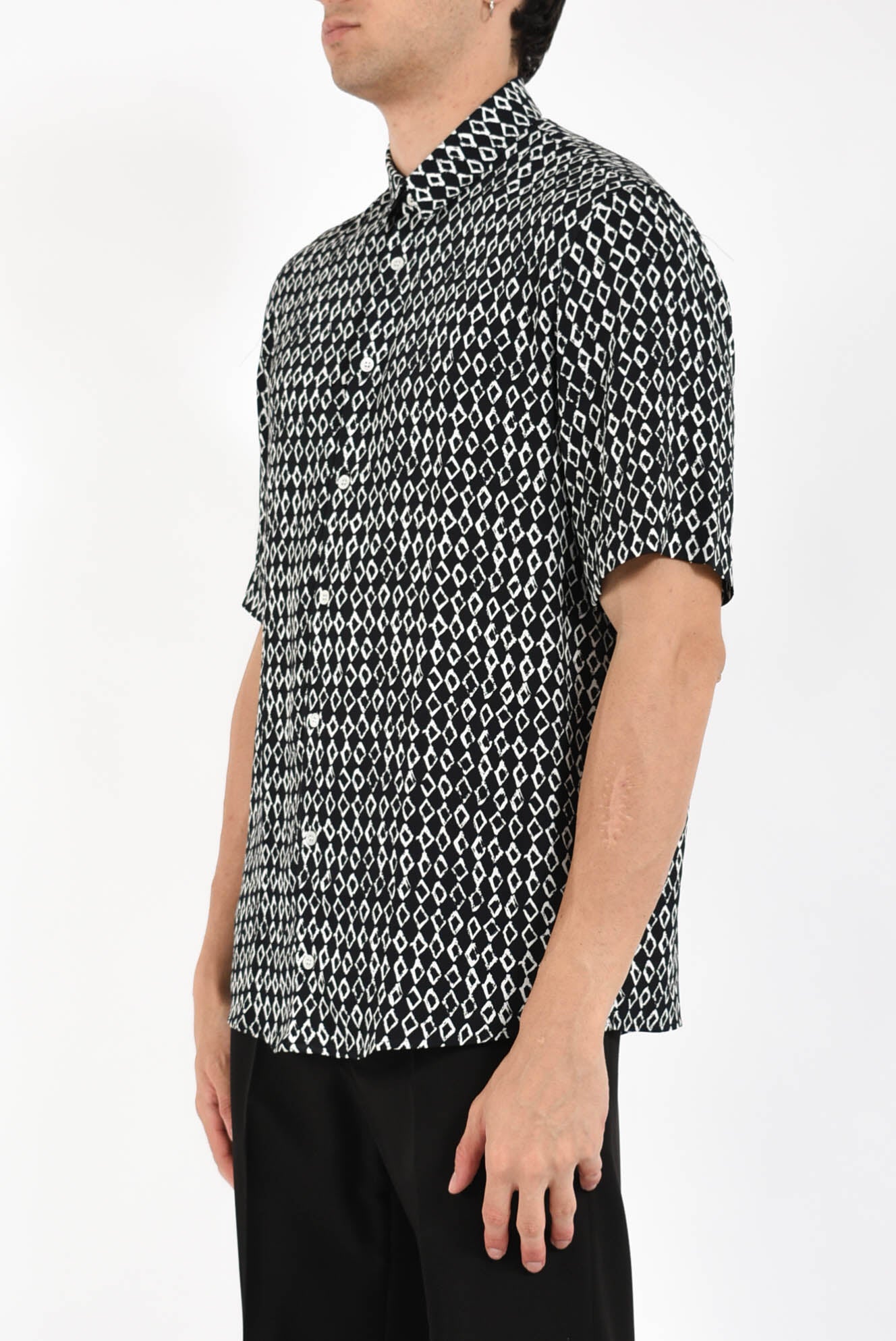 Camicia fantasia in viscosa