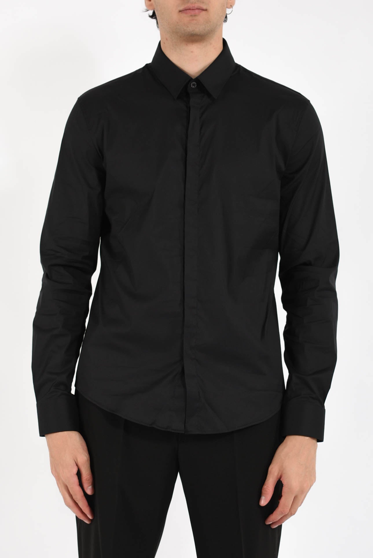 Camicia in popeline strech