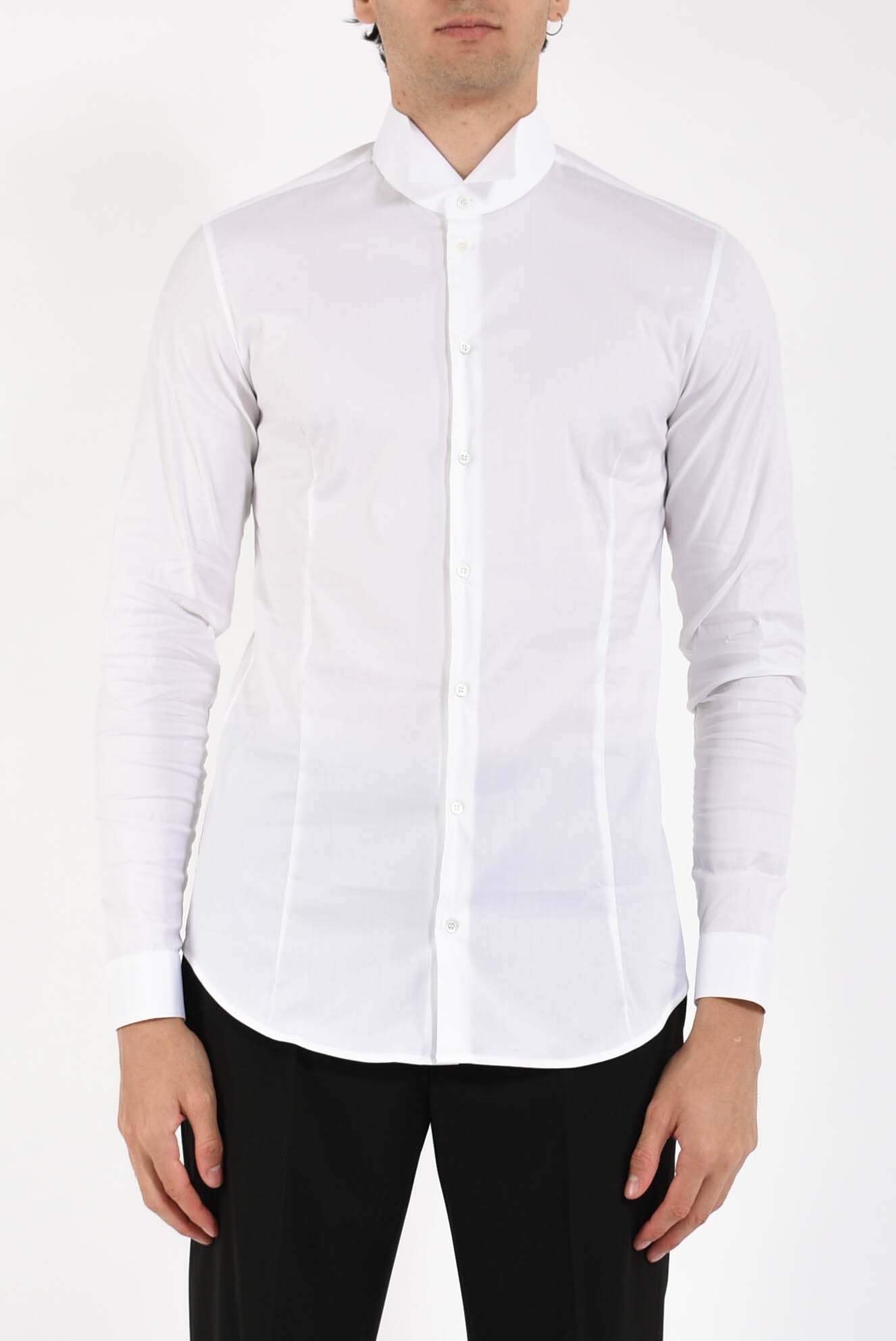 Camicia in popeline strech