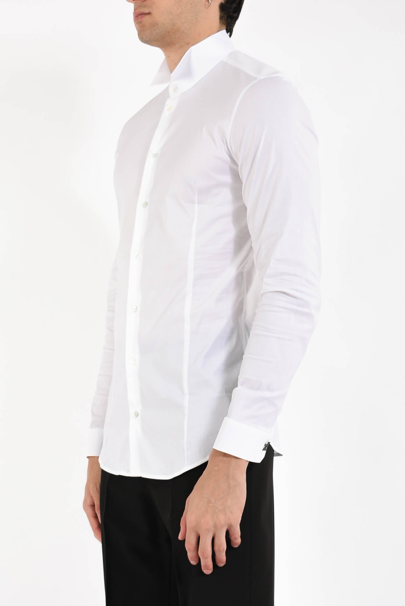 Camicia in popeline strech