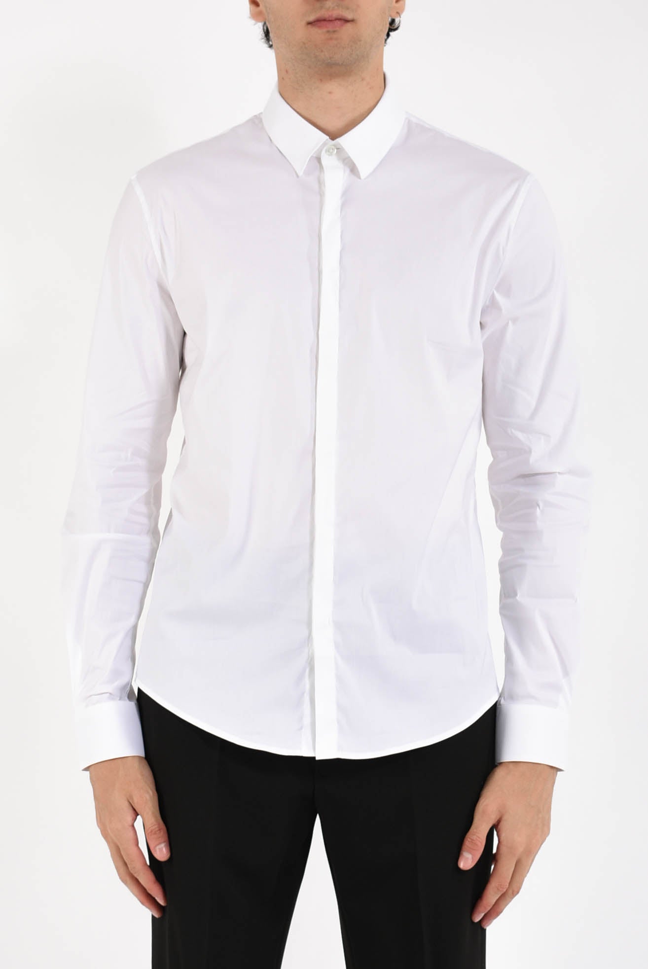 Camicia in popeline strech