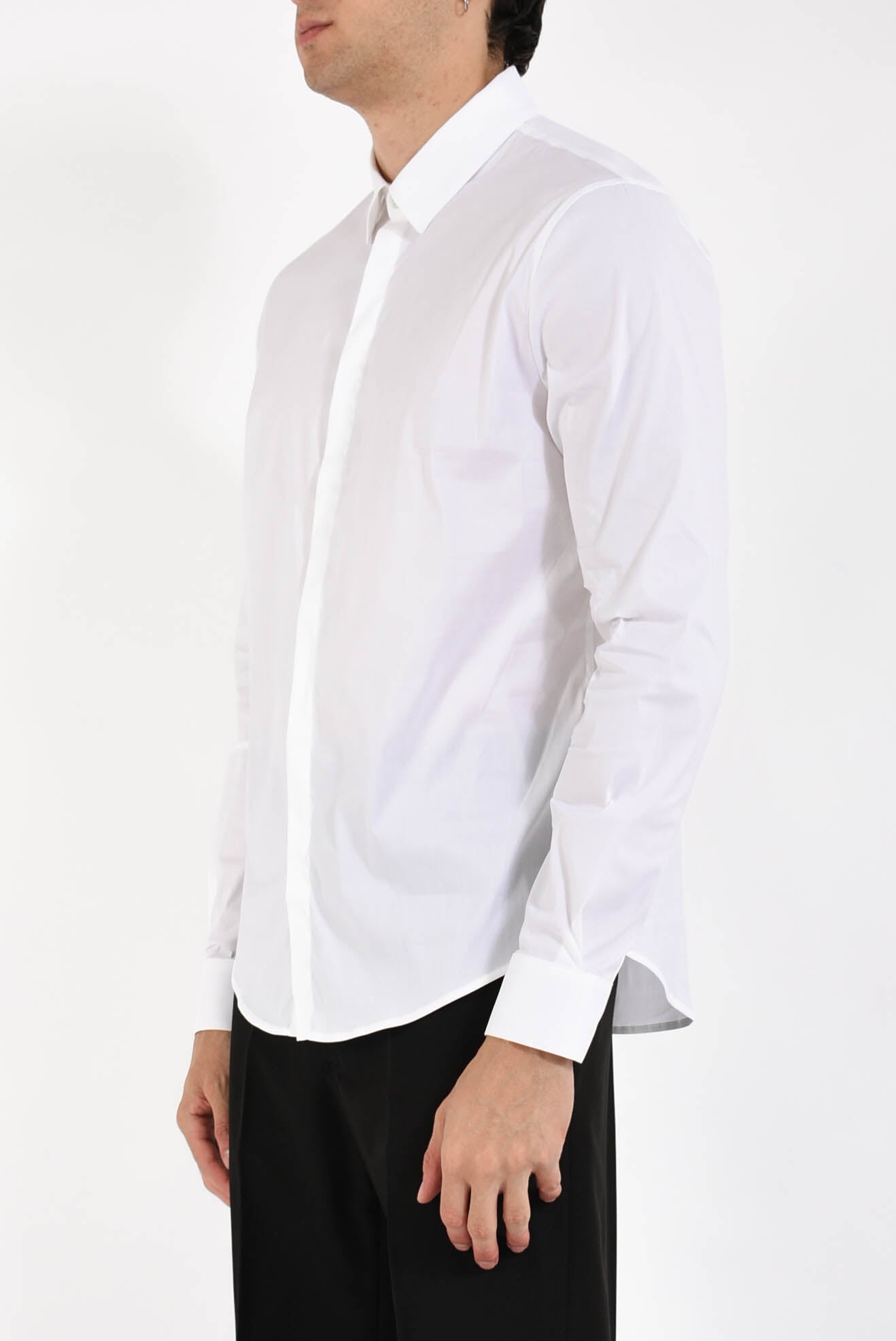 Camicia in popeline strech