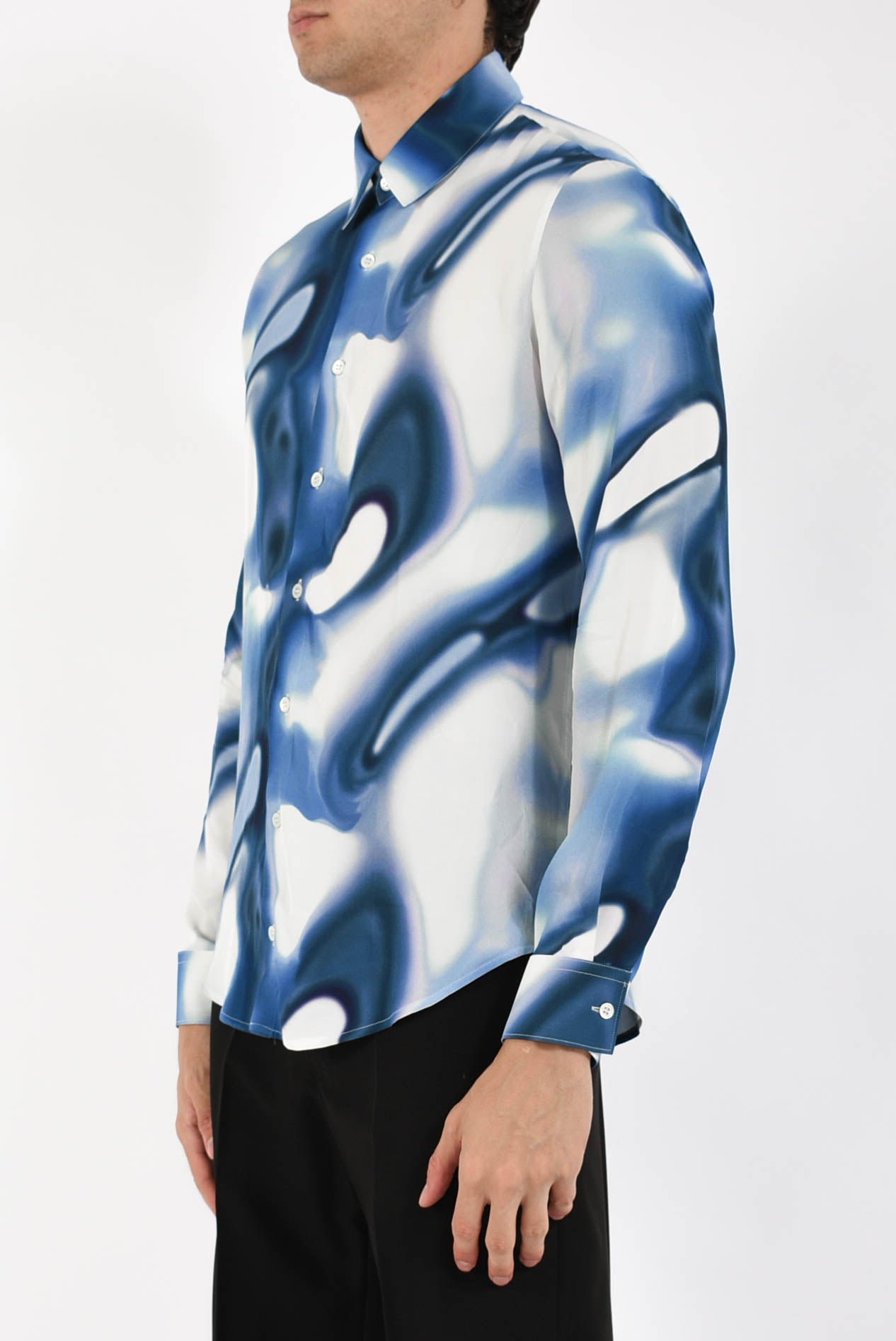 Camicia fantasia in viscosa