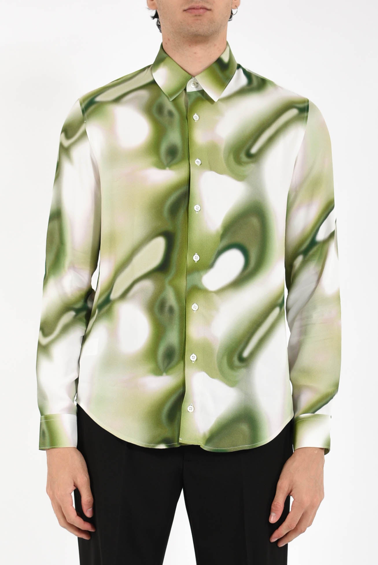 Camicia fantasia in viscosa