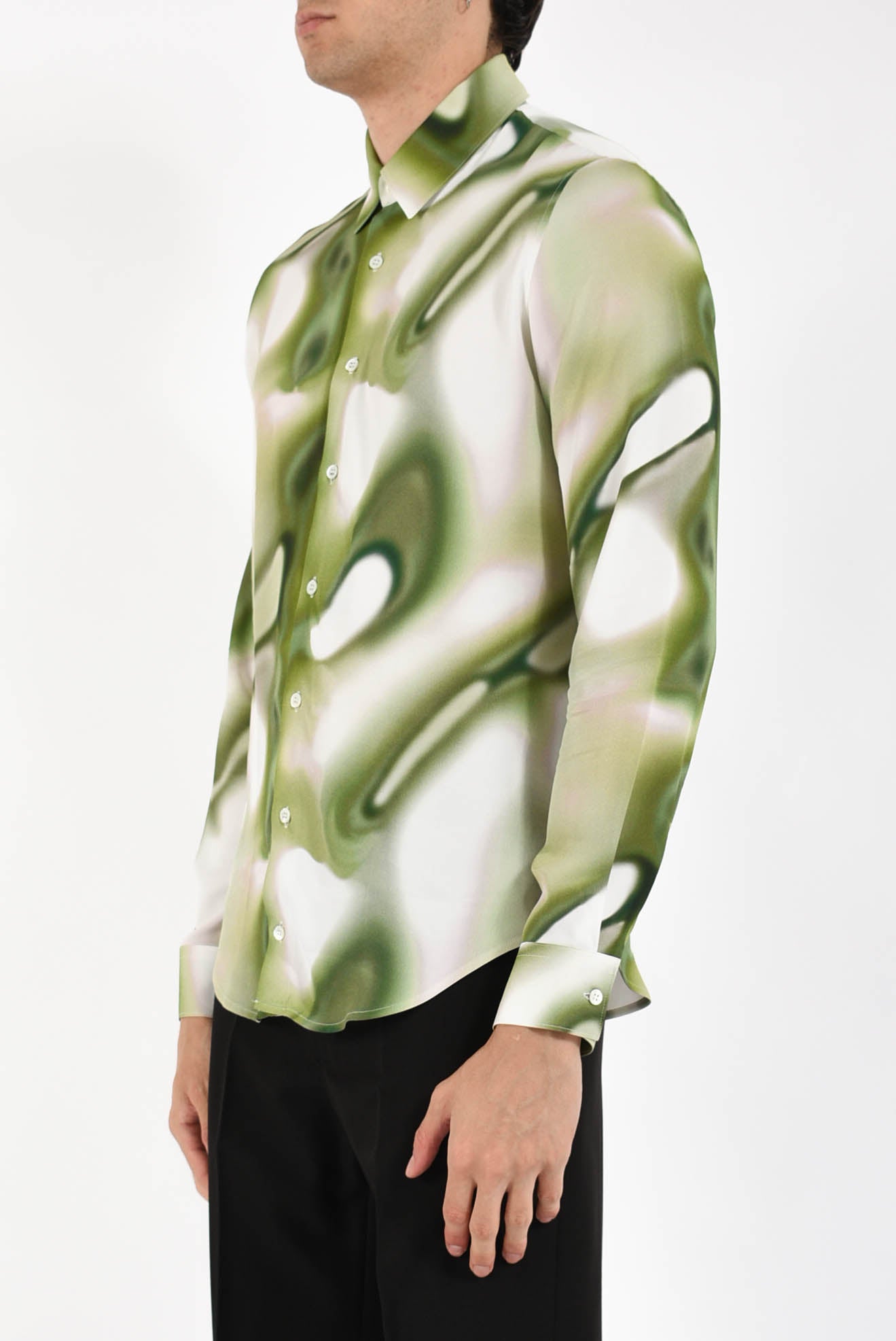 Camicia fantasia in viscosa