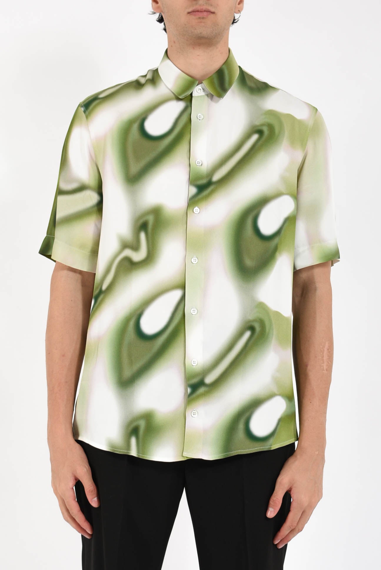 Camicia fantasia in viscosa
