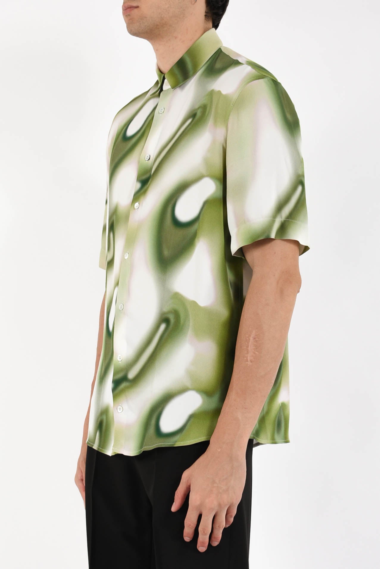 Camicia fantasia in viscosa