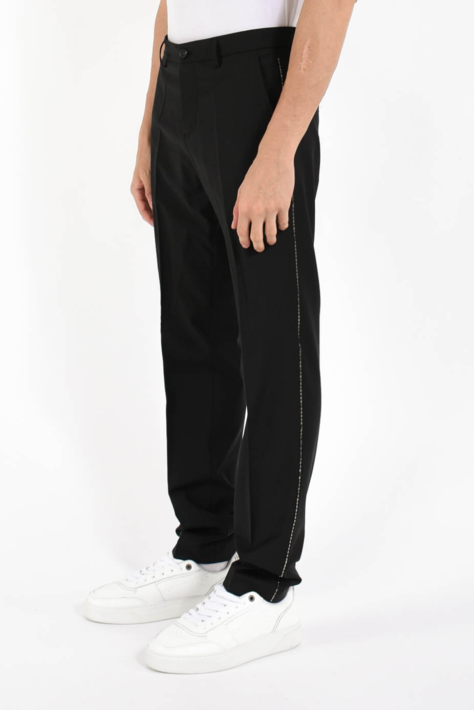 Pantaloni in lana strech