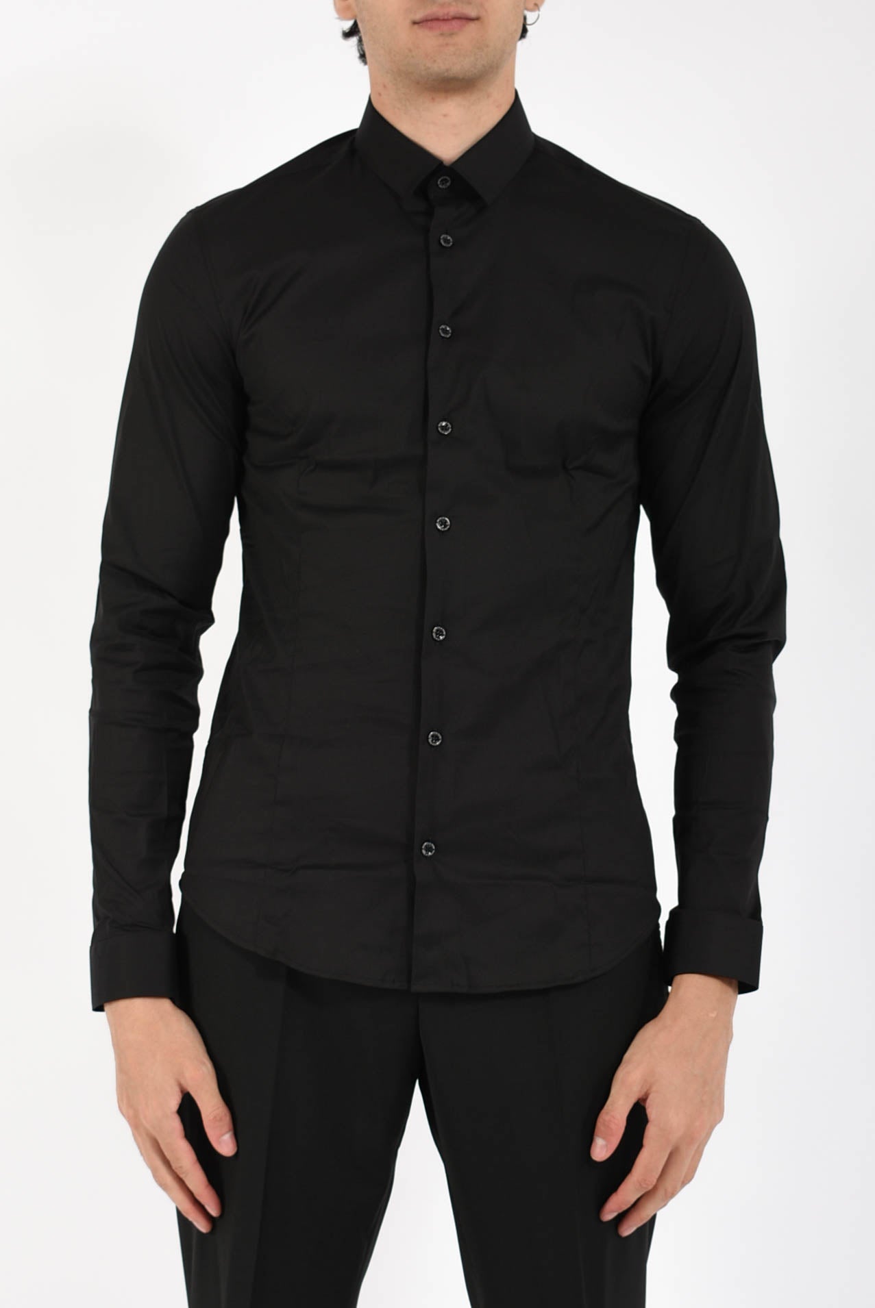 Camicia in popeline strech