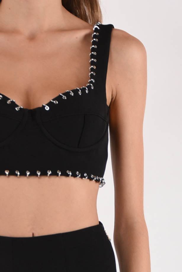 PATRIZIA PEPE top a bustier