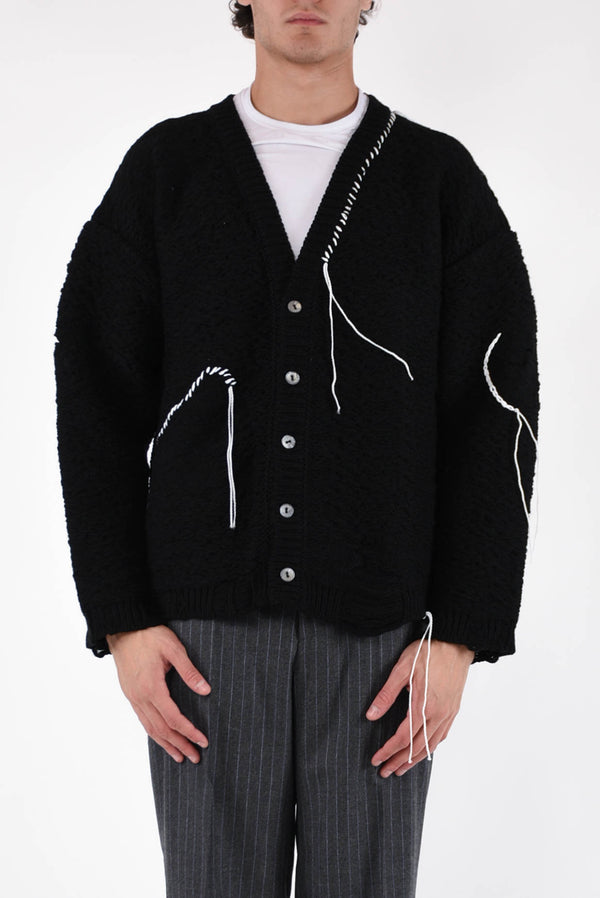 DANILO PAURA Cardigan in lana