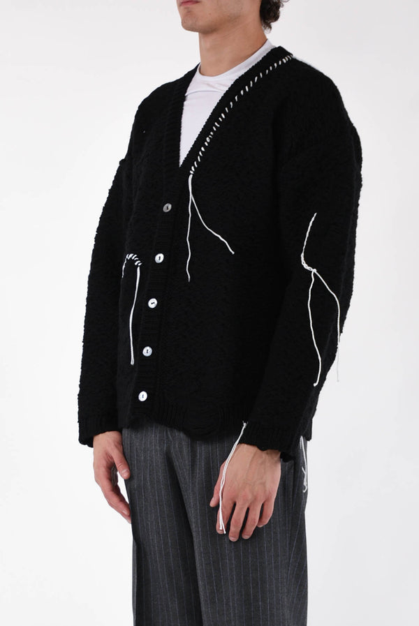DANILO PAURA Cardigan in lana