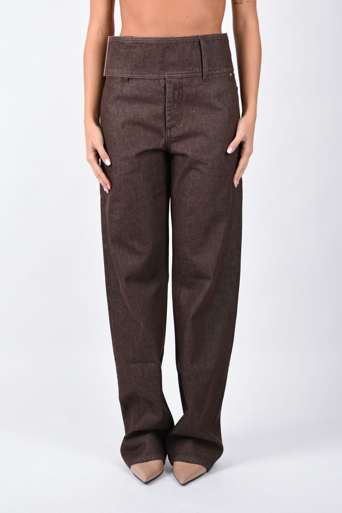 PANTALONI IN DENIM VERTICE 2622186032